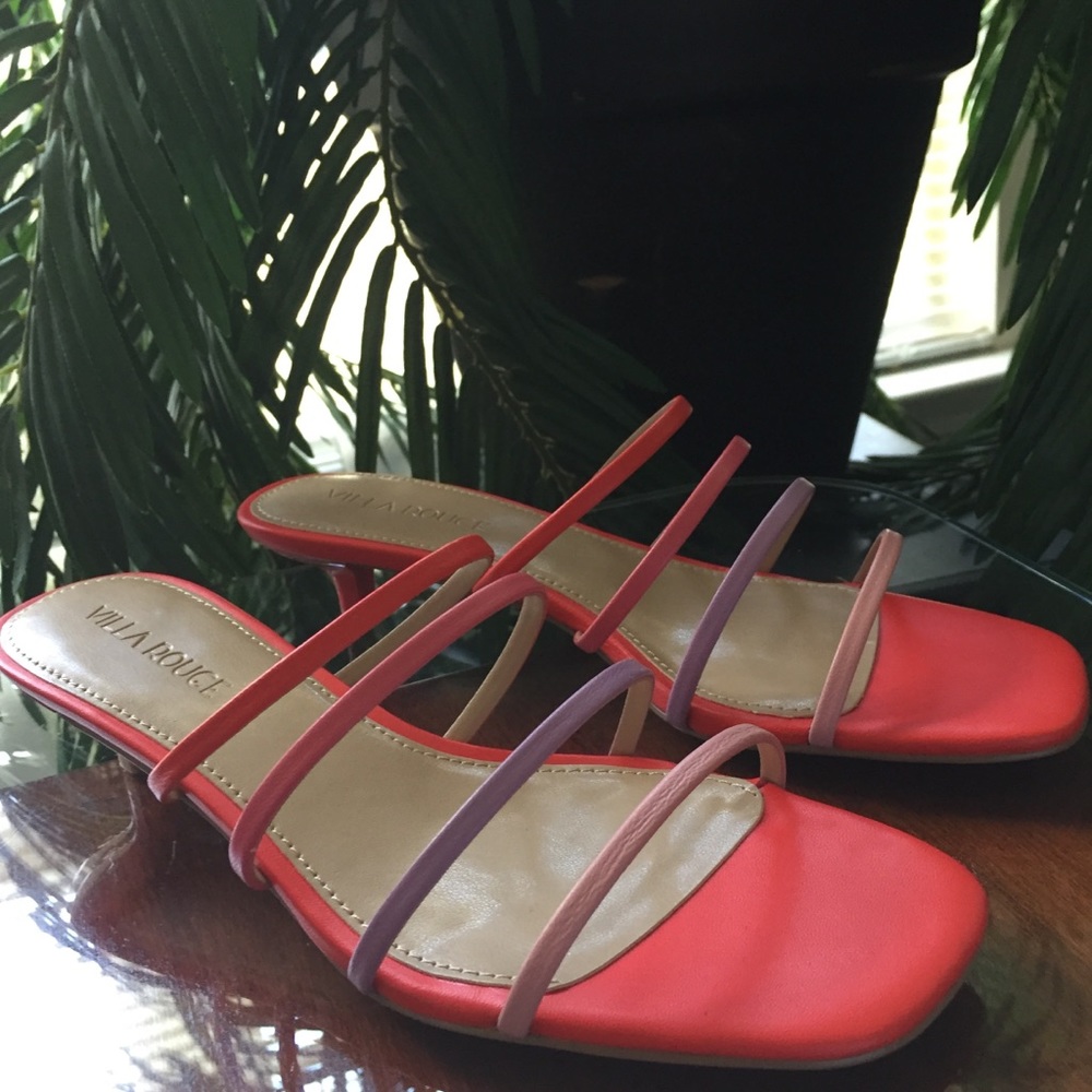 Villa Rouge VR Ridley Pink Multi Slides (6M) - Picture 7 of 15